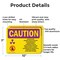 Signmission Radiation & Laser Sign, 7 in H x 10 in W, Aluminum, Rectangle OS-2PACK-CR-A-710-L-10157 - alternate 7